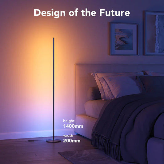 LED Corner Floor Lamp / Zenith Lamp by Cooksyy