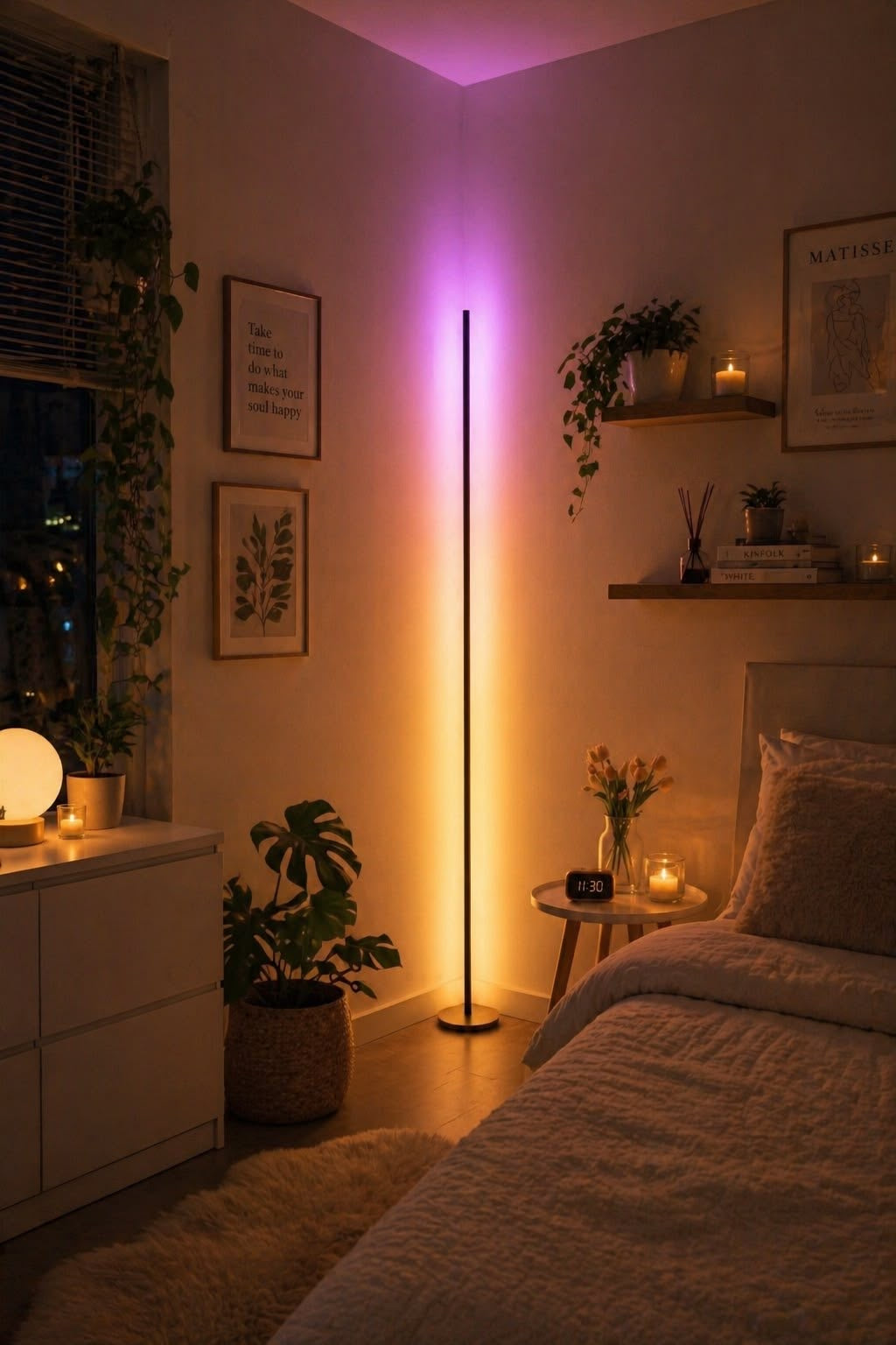 LED Corner Floor Lamp photo 2