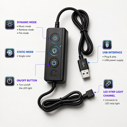 Cooksyy RGB Monitor Sync Backlight(Upto 50 Inches)