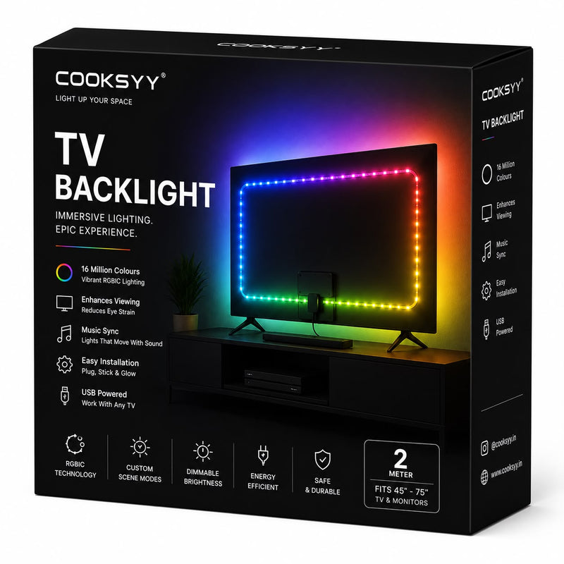 Cooksyy VibeSync RGB TV Backlight