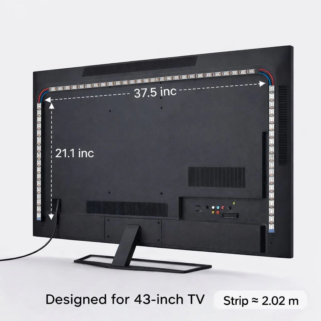 Cooksyy VibeSync RGB TV Backlight