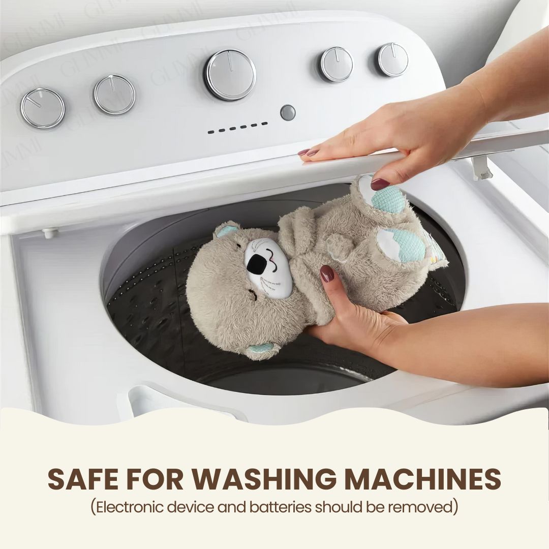 Breathing Otter Plush Toy