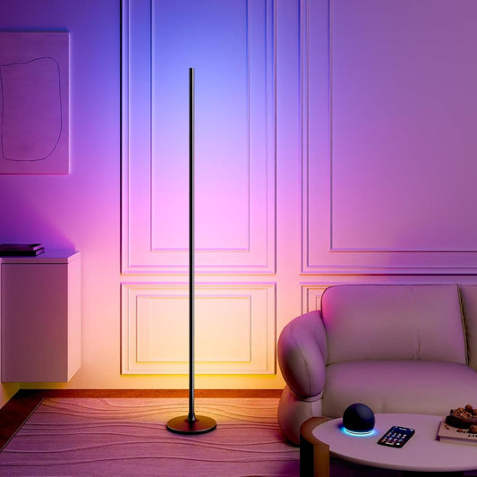 LED Corner Floor Lamp / Zenith Lamp by Cooksyy