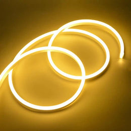 AC 220V - Neon Flex LED Strip Lights - Warm White | 8mm x 16mm